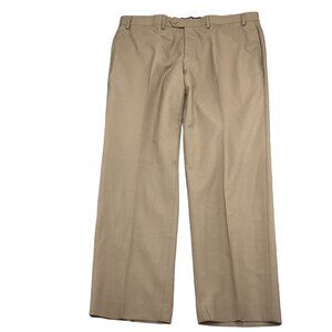Lauren Ralph Lauren Pants Men 40W x 30L Tan Dress Total Comfort Classic Wool VTG